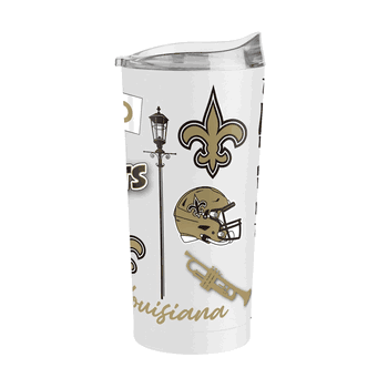New Orleans Saints 20oz Native Powder Coat Tumbler