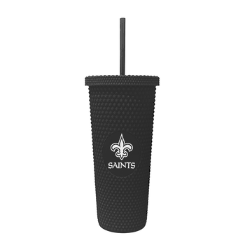 New Orleans Saints 24oz Studded Tumbler