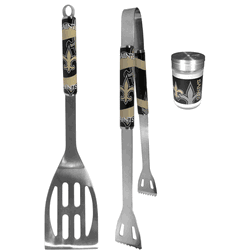 New Orleans Saints 2pc BBQ Set with Season Shaker