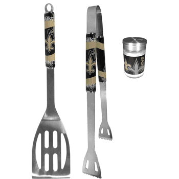 New Orleans Saints 2pc BBQ Set with Season Shaker