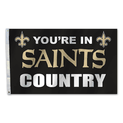 New Orleans Saints 3 Ft. X 5 Ft. Flag W/Grommetts