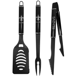 New Orleans Saints 3 pc Monochromatic BBQ Set