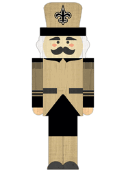 New Orleans Saints 31" Nutcracker Leaner