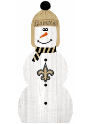 New Orleans Saints 31" Snowman Leaner