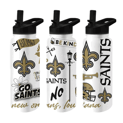 New Orleans Saints 34oz Native Quencher Bottle