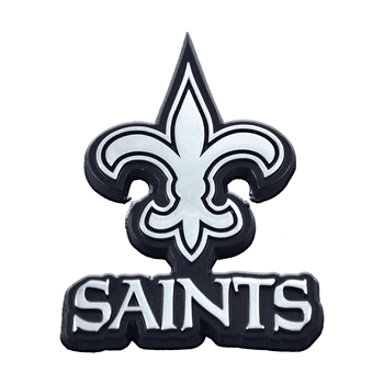 New Orleans Saints 3D Chrome Metal Emblem
