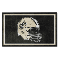 New Orleans Saints 4ft. x 6ft. Plush Area Rug