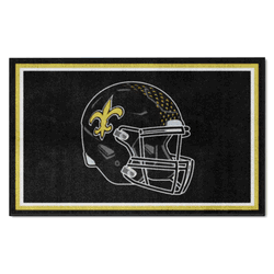 New Orleans Saints 4ft. x 6ft. Plush Area Rug