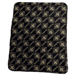 New Orleans Saints 50x60 Repeating Pattern Fleece Throw