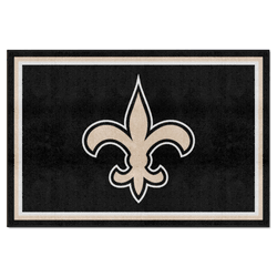 New Orleans Saints 5ft. x 8 ft. Plush Area Rug