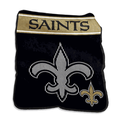 New Orleans Saints 60x80 Raschel Throw