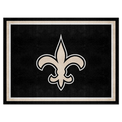 New Orleans Saints 8ft. x 10 ft. Plush Area Rug