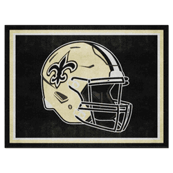 New Orleans Saints 8ft. x 10 ft. Plush Area Rug