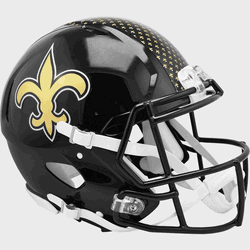 New Orleans Saints  Authentic Speed Full Size Football Helmet 2022 Alternate On-Field