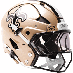 New Orleans Saints Axiom Authentic Full Size Football Helmet