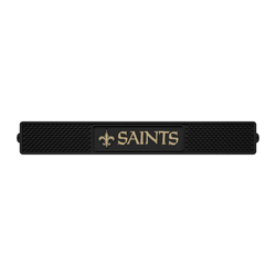 New Orleans Saints Bar Drink Mat - 3.25in. x 24in.