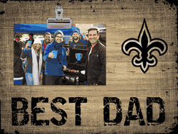New Orleans Saints Best Dad Clip Frame