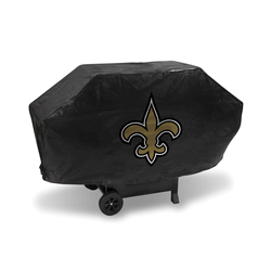 New Orleans Saints Black Deluxe Grill Cover