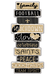 New Orleans Saints Celebrations Stack 24" Sign