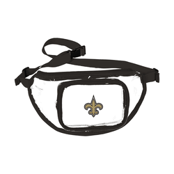New Orleans Saints Clear Fanny Pack