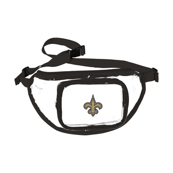 New Orleans Saints Clear Fanny Pack