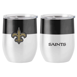 New Orleans Saints Colorblock 16oz Stainless Curved Beverage