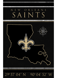 New Orleans Saints Coordinates 17x26