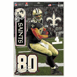 New Orleans Saints Decal 11x17 Multi Use Jimmy Graham Design CO