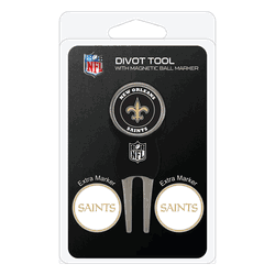New Orleans Saints Divot Tool Pack - Signature tool w/ 3 markers