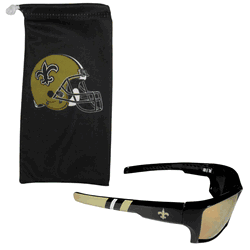 New Orleans Saints Edge Wrap Sunglass and Bag Set