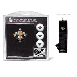 New Orleans Saints Embroidered Towel Golf Gift Set