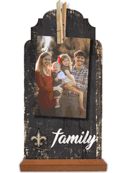 New Orleans Saints Family Clothespin 6x12