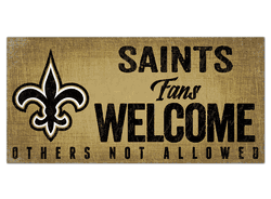 New Orleans Saints Fans Welcome Sign