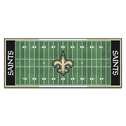 New Orleans Saints Field Runner Mat - 30in. x 72in.