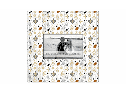 New Orleans Saints Floral Pattern 10x10 Frame