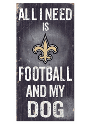 New Orleans Saints Football and My Dog Sign
