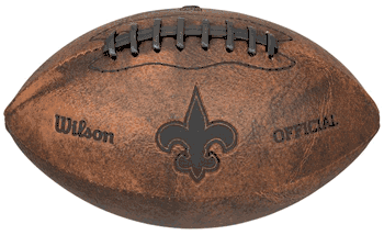 New Orleans Saints Football - Vintage Throwback - 9 Inches