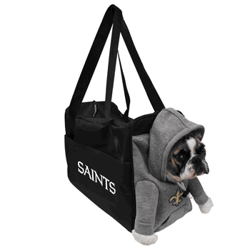 New Orleans Saints Furry Fan Pet Carrier