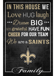 New Orleans Saints In This House 17x26