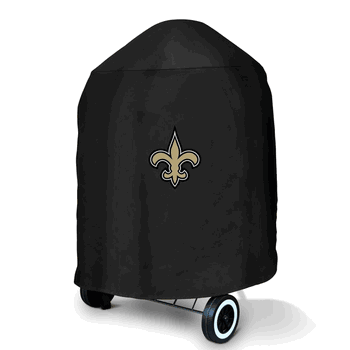 New Orleans Saints Kettle Grill Cover - 25in x 25in x 35in