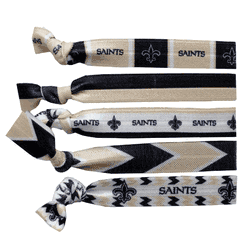 New Orleans Saints Knotted Hair Tie