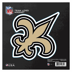 New Orleans Saints Large Team Logo Magnet 10" (8.7329"x8.3078")