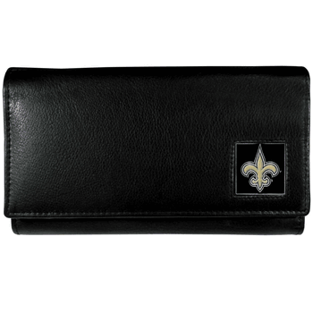 New Orleans Saints Leather Women's Wallet