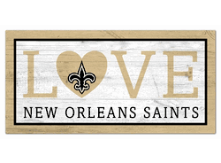 New Orleans Saints Love 6x12 Sign