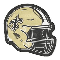 New Orleans Saints Mascot Helmet Rug
