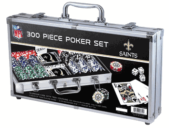 New Orleans Saints NFL 300pc Poker Set
