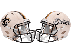 New Orleans Saints NFL Full Size Authentic Speed Football Helmet RETRO