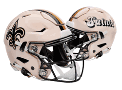 New Orleans Saints NFL Full Size SPEEDFLEX Authentic Speed Football Helmet RETRO