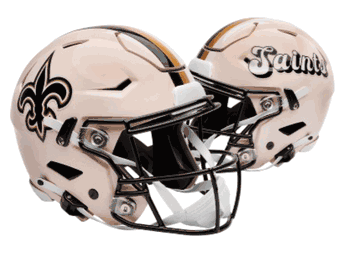 New Orleans Saints NFL Full Size SPEEDFLEX Authentic Speed Football Helmet RETRO