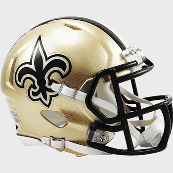 New Orleans Saints NFL Mini Speed Football Helmet